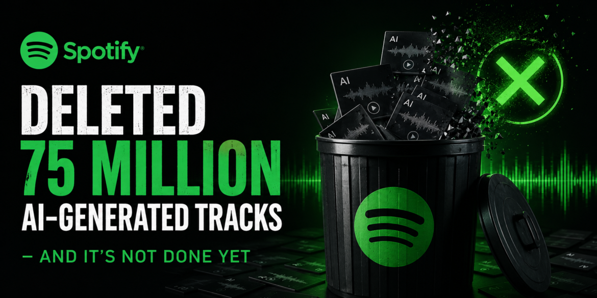75 Million AI Tracks Deleted: How Spotify Is Fighting Streaming Spam